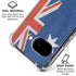Australia Flag Distressed Google Pixel 9a Clear Case
